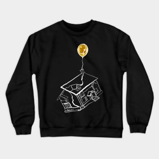 Single Line - Home (White) Crewneck Sweatshirt